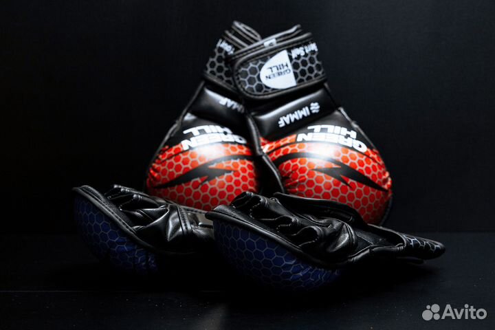 Перчатки крабы green hill Red