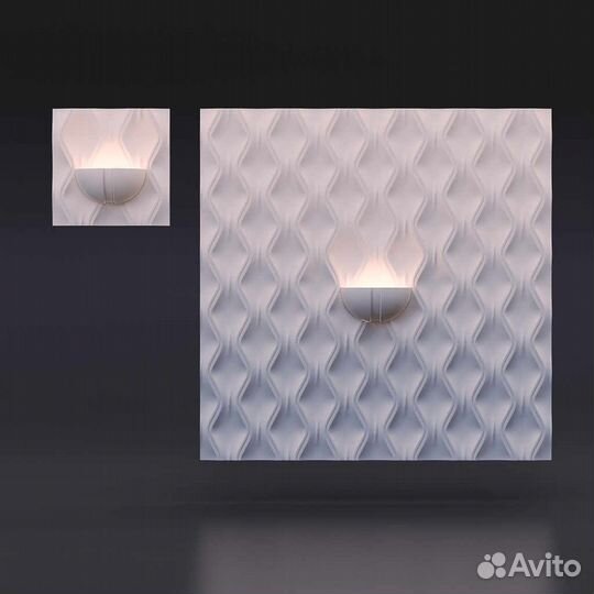 Гипсовая 3D панель 