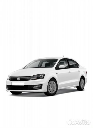 Бампер передний Белый Volkswagen Polo 5 15-20