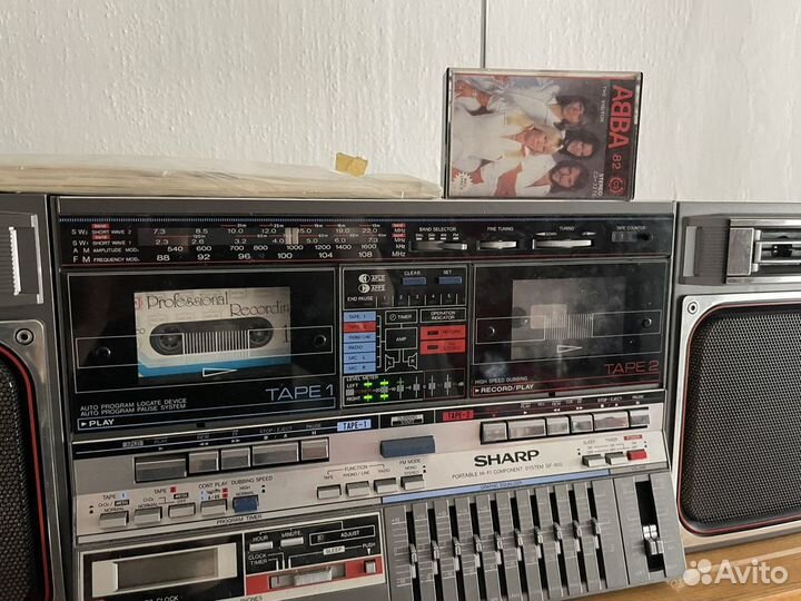 Кассетный магнитофон sharp GF-800Z