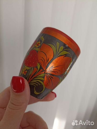 Стопка хохлома СССР