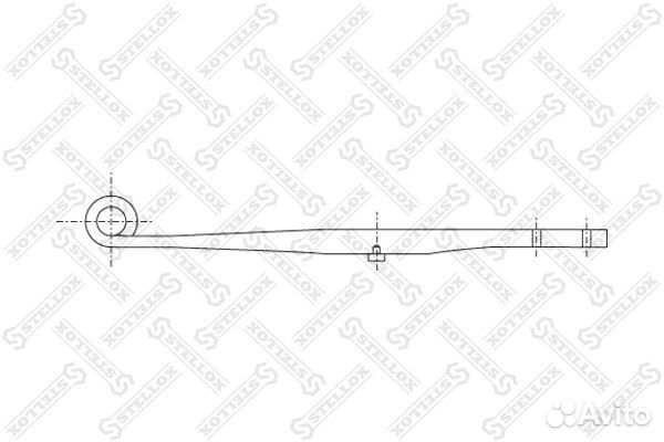 Полурессора однолистовая 1/45x115x45 510