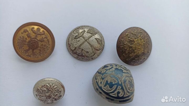 Пуговицы старинные до 1917г