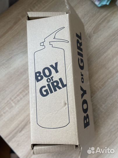 Продам огнетушитель для гендер пати (девочка)