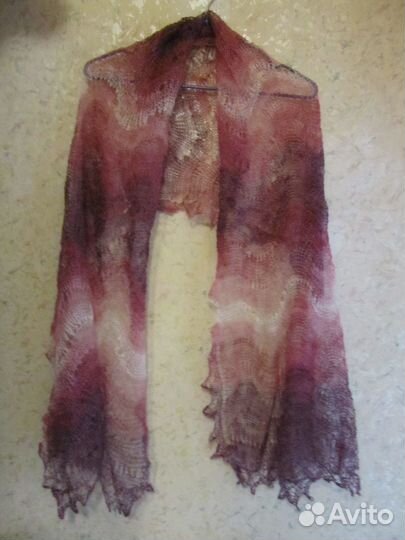 Оренбургский пуховый палантин