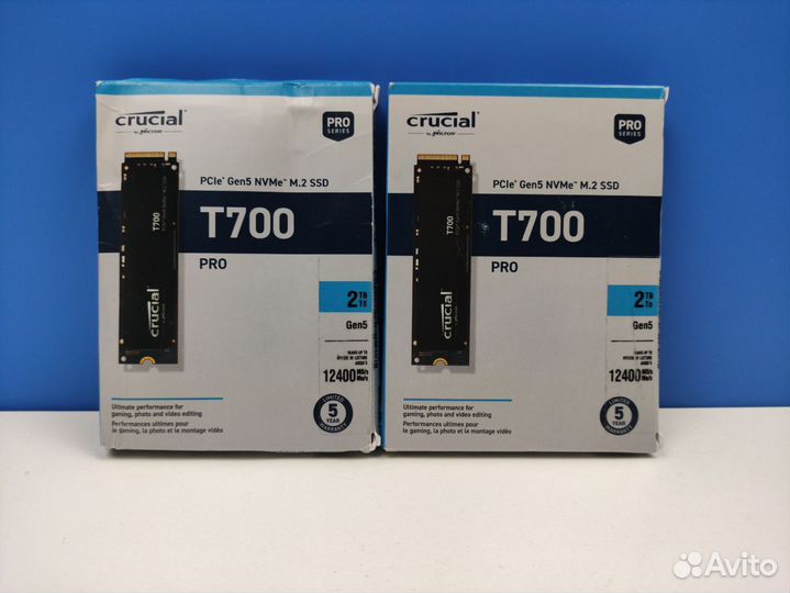 Crucial T700 PCIe Gen5 NVMe M.2 1TB/2TB