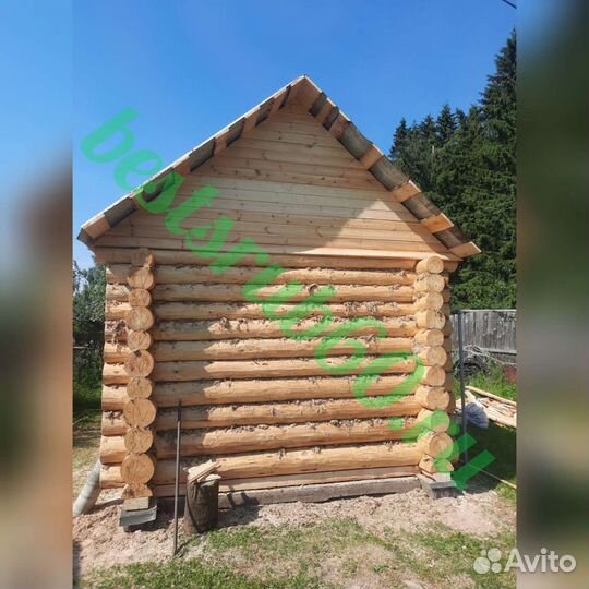Сруб бани 4х4 