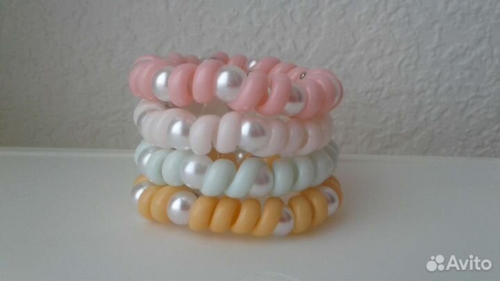 Резинки для волос пружинки набор