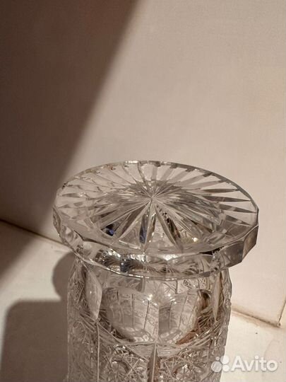 Хрустальная ваза Богемия