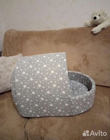 Домик-лежанка для кошки, собаки 40*50