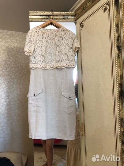 Платье женское лен