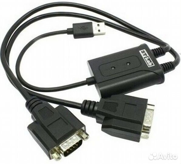 Адаптер переходник U-700 USB - 2xCOM