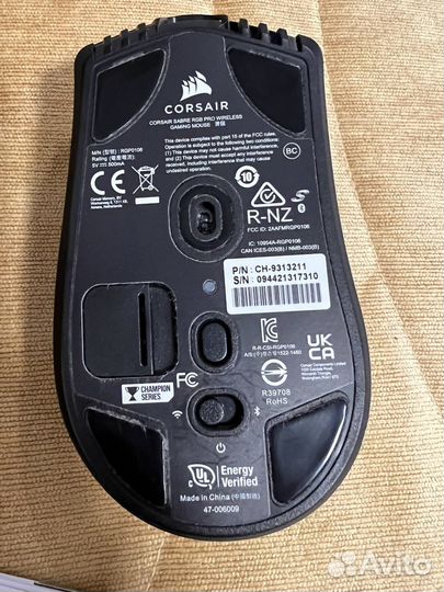 Мышка corsair sabre rgb pro wireless