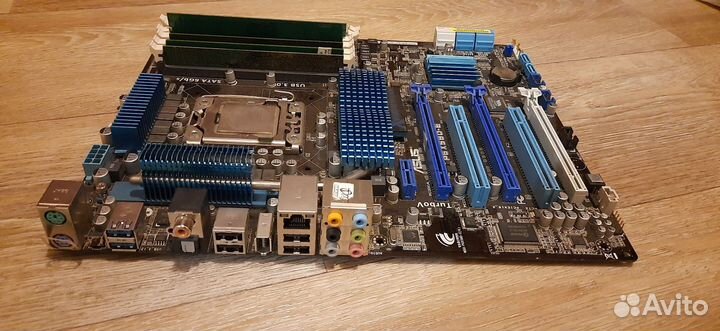 Материнская плата Asus P6X58D-E + i7 960 + 5 gb