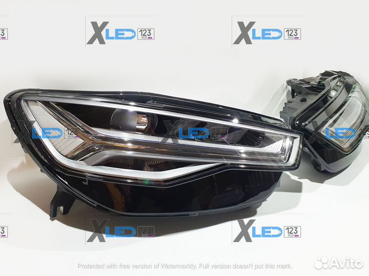 Фара левая Audi a6c7 a6 c7 Fulled рестайлинг