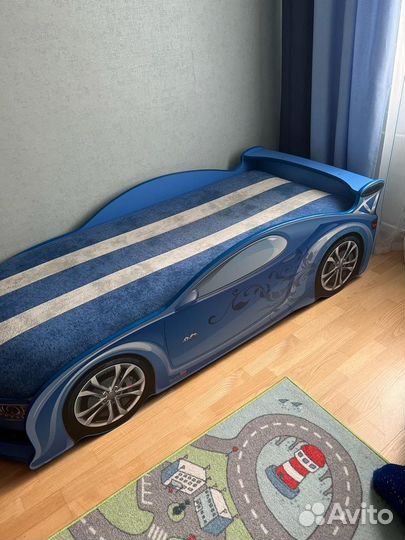Детская кровать машинка бу