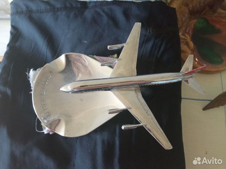 Статуэтка фарфор СССР шкатулка серебрение