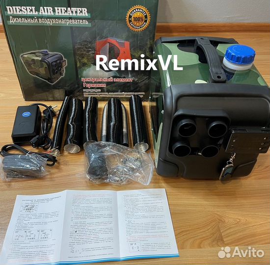 Автономный отопитель сухой фен 8кВт 12/24/220