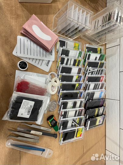 Материалы для наращивания ресниц бу