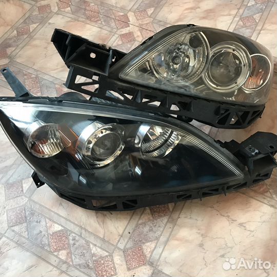 Мазда 3 вк фары хэтчбек ксенон