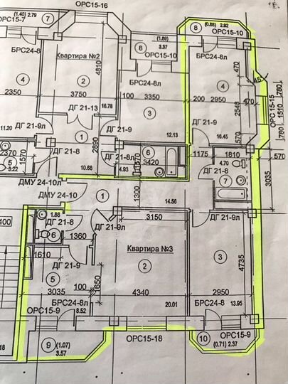 3-к. квартира, 92,2 м², 15/21 эт.