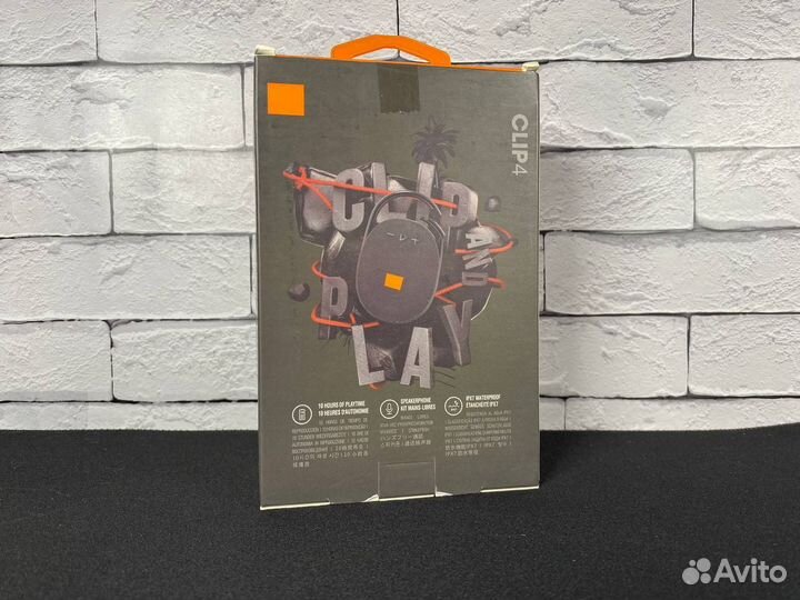 Серая Колонка jbl clip 4