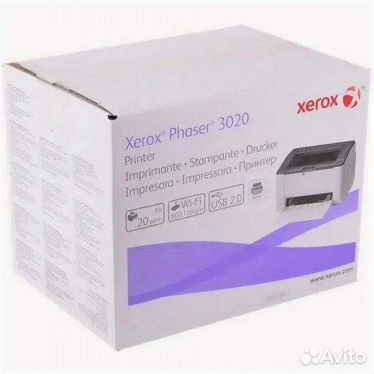 Принтер новый xerox 3020 гарантия hp 107wr