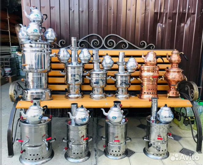 Самовары на дровах новые