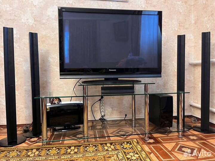 Домашний кинотеатр (тв panasonic + sumsung)