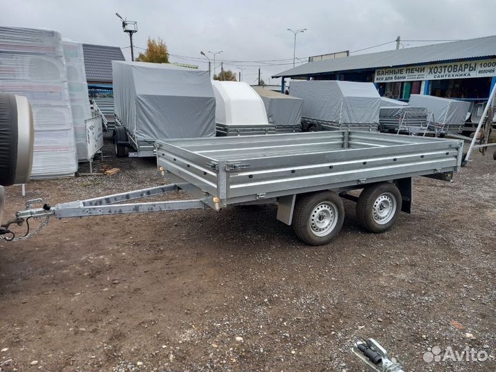Прицеп 38.001 для широких грузов длиной до 3,08 м