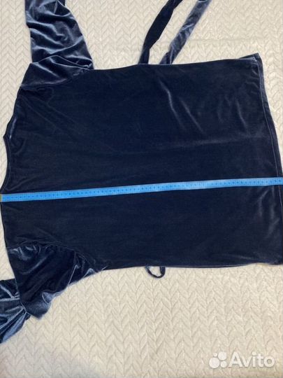 Новая женская пижама велюр с брюками 50(XL)