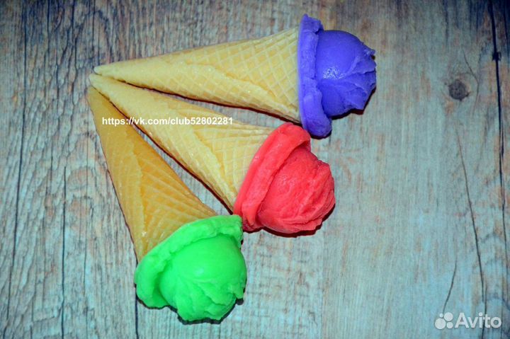 Мыло ручной работы мороженое