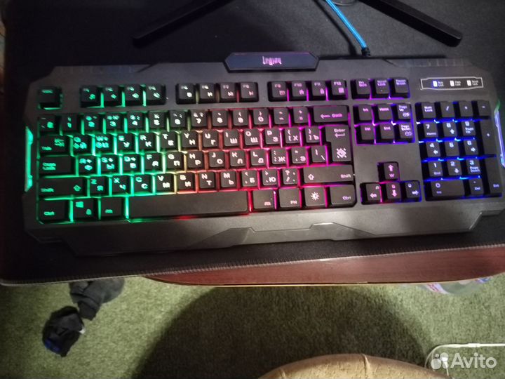 Игровая клавиатура defender legoin rgb full size