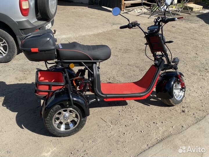 Электроскуте White Siberia PRO trike 3000W