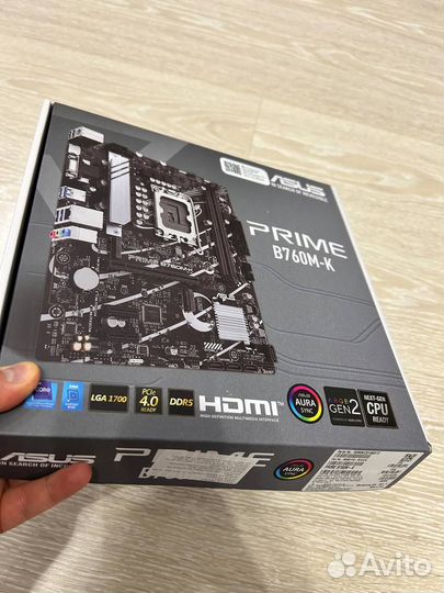 Asus Prime B760m ddr5 / I5-12400f (новый)