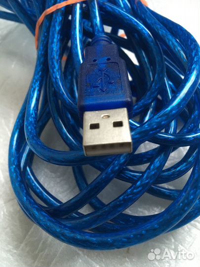 Кабель USB 2.0 удлинитель 5 метров