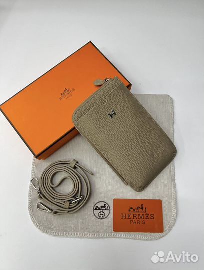 Сумка женская hermes для телефона