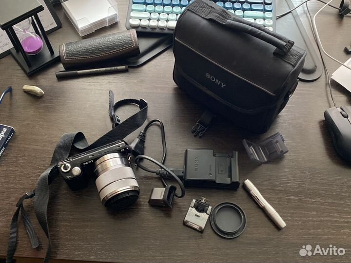 Фотоаппарат sony nex 5n с комплектом аксессуаров