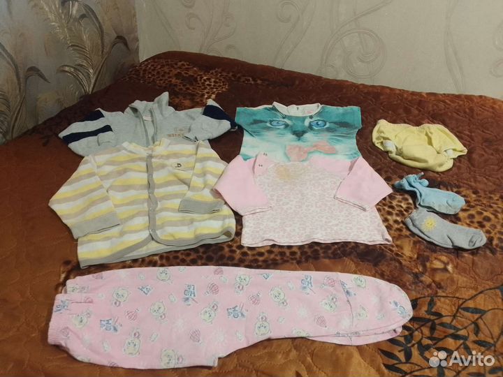 Одежда для девочки рост 74, обувь 20