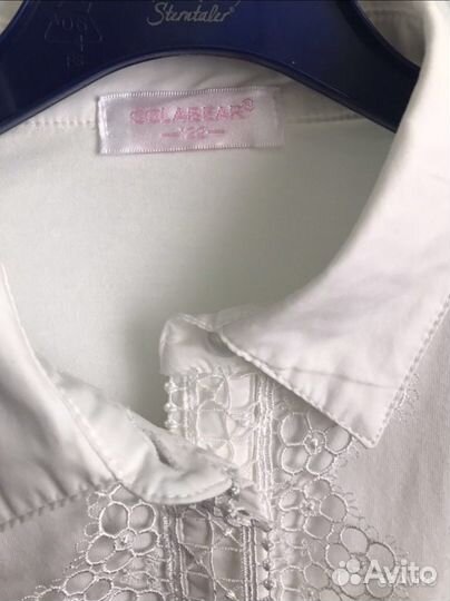 Школьная блузка для девочки colabear, mango 128