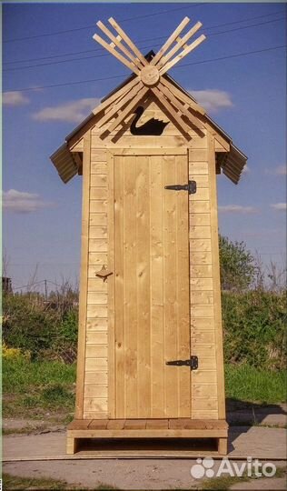 Дачный туалет с установкой Ч434