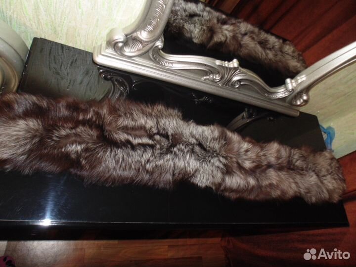 Воротник чернобурка