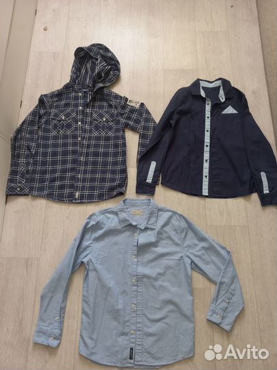 Пиджаки, брюки, жилетки, рубашки на 130-150 см