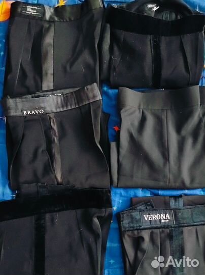 Брюки для бальных танцев много от роста 128 до 150