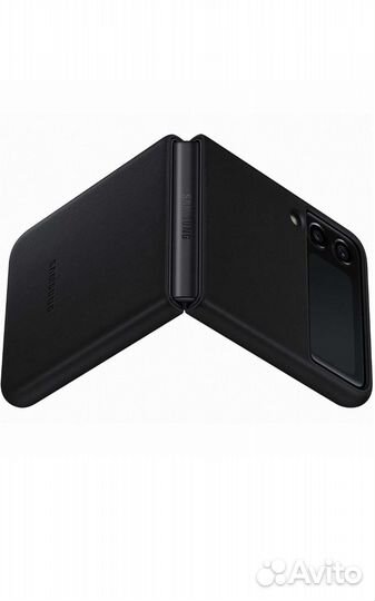 Оригинальный кожаный чехол на Samsung Flip3 новый