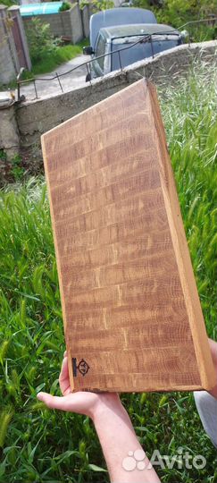 Торцевая разделочная доска из дуба