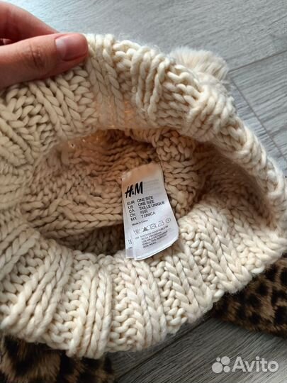 Шубка Next и шапка H&M