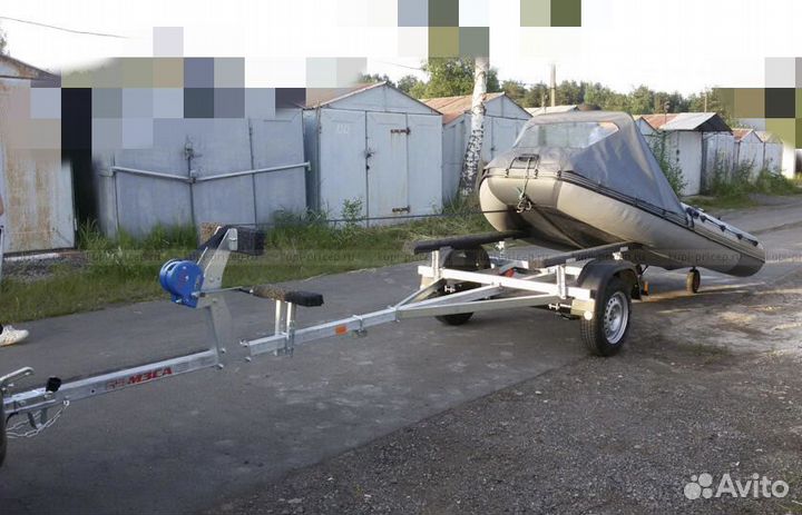 2024г. Лодка 3.9м+4-х Такт.Лодочный Мотор+прицеп