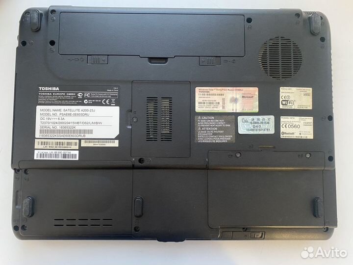 Toshiba satellite a200-23J