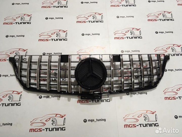 Решетка на Mercedes ML w166 GT Chrome AMG